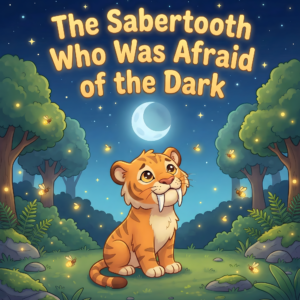 The Sabertooth Who Was Afraid of the Dark: A Cute and Courage-Building Coloring Storybook for Kids Ages 4–15